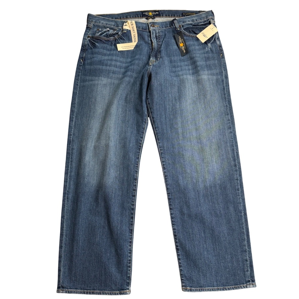 Lucky Brand 361 Vintage Straight Jeans 40x30 Blue‎ Mid Rise Classic 72N1030 NWT